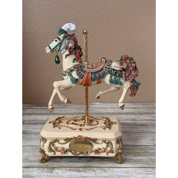 San Francisco Music Box Company Other - San Francisco Music Box Drdak Sultan’s Dream Carousel Music Box Plays Masquerade